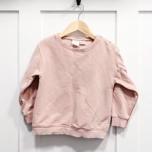 Zara Girl's Light pink sweatshirt